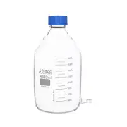 Aspirator Bottle, 2000mL - Screw Cap & Outlet - Borosilicate Glass - Eisco Labs