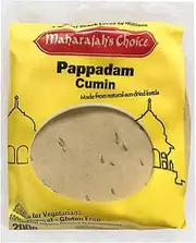 Maharajah's Choice Cumin Papad in Poly Bag, 200 g