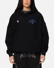 [The Anti Order] The Anti Order Freedom Boxy Hoodie Black - Size M M Black