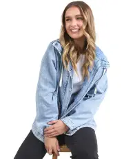 [Foxwood] Kingston Anorak Jacket in Light Blue