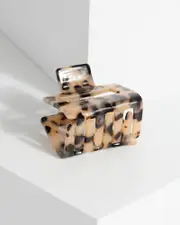 Leopard Rectangle Hair Claw Clip
