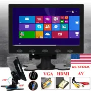 US - Mini 7" LCD CCTV Monitor PC Screen HDMI VGA AV RCA for Raspberry Pi DSLR