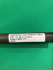 Snapshot® ION Carbon Fiber Shaft, 3/8x10 Joint, 12.4mm, Kamui Tip-TPR $295