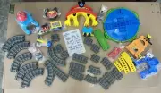 Disney Junior Mickey Mouse Train Track Set Toy Remote Control 40pc Damaged Box