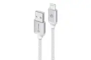 [MU28P-03SLV] 3m Silver Prime Lightning to USB Charge & Sync Cable Apple Certified MFI