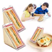 Triangle Sandwich Container Reusable, Washable Sandwich Box for Lunch