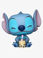 Funko Lilo and Stitch - Stitch with Boba US Exclusive Pop Vinyl Figure, Multicolour 30 cm