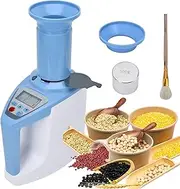 Moisture Tester, Digital Grain Moisture Meter with LCD Display, Digital Fiber Meter Tester Moisture for Wheat, Corn, Rice, Peanut, Soybean, Coffee Bean, Straw Forage, Grass Alfalfa