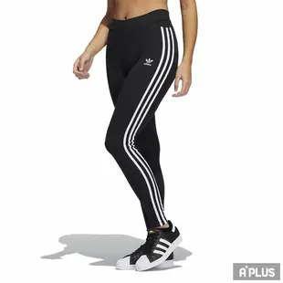 ADIDAS 女 延續款3 STRIPES TIGHT 緊身褲 休閒 穿搭 棉質 - HD2350