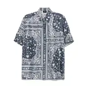 [Fendi] Fendi Bandana-print Shirt 42 CM BLUE