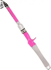 Telescopic bait rod, telescopic fishing rod, casting fishing rod, robust travel fishing rod made of fibreglass, telescopic and long casting rod, portable bait casting rod for beginners