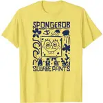 兒童 T 恤 AMAZON ESSENTIALS SPONGEBOB SQUAREPANTS BLOCK PRINT I