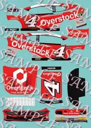 2024 Josh Berry #4 Overstock 1/64 Peel & Stick Decals