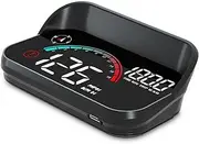 AZIJYV Windshield Speedometer Projector, Digital GPS Speedometer with Speed, Overspeed， Heads Up Display for Cars Suitable for All Vehicles
