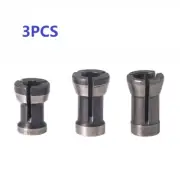 3pieces/set 6/6.35/8mm Shank Router Bit Collet Chuck Trimming Engraving Machine