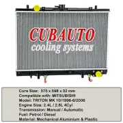 Heavy Duty Radiator For Mitsubishi TRITON MK 2.4L/2.8L Diesel MK Ute 1996-2006 (for: Mitsubishi)