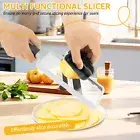 Handheld Mandoline Slicer Adjustable Mandoline Food Slicer Comfort Grip dskvD