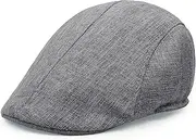 [Lafefe] Mens Herringbone 8 Panel Caps, Retro Fashion Trend Flat caps for Men, 8 Piece Newsboy Flat Cap