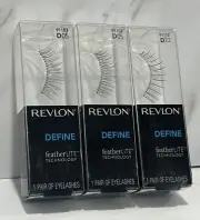 3 Revlon Define featherLITE Technology False Eyelashes (2) D05 & (1) D22