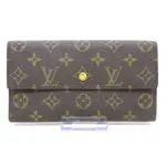 二手 LOUIS VUITTON 路易威登 長錢包 老花 M61217 BRANDEAR