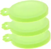 YARNOW 3Pcs Silicone Can Covers for Pet Food Flexible Lid for Dog and Cat Food Cans Fits Reliable Seal for Food Preservation