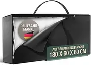 Storage Bag XXL 180 x 60 x 80 cm for Garden Cushions, Duvets, Clothing, Moving, Storage, Garden Cushions, Bed Linen, Dresses - Large Pocket, Water-Repellent with Zip