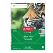 Derwent Academy Craft/Art PP Cover Sketch Book A4 Portrait 20 Sheet 110Gsm
