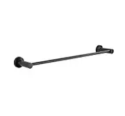 Vellano Coen 850mm Round Single Towel Rail Matte Black