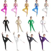 Kid Girl Gymnastics Full Bodysuit Jumpsuit Ballet Dance Leotard Unitards Costume