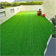 Artificial Grass Synthetic Artificial Grass Turf, Outdoor Anti-Shedding Fake Grass Turf Mat, Cuttable DIY Balcony Kitchen Backyard Synthetic Lawn Carpet, 2cm Thick