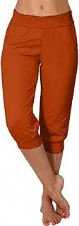 [Generic] Revealing Yoga Pants 2024 High Waisted Cutout Yoga Capris Lightweight Cozy Cropped Pants Solid Soft Pajams Pants Loose Wide Pants