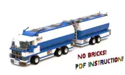 Lego Tandem Tanker Truck building instruction - MOC - PDF - LXF - HTML