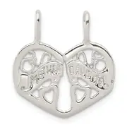 Sterling Silver Mother/Daughter Break Apart Charm