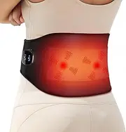 Comfytemp Cordless Portable Heating Pad for Back Pain Relief, 9 Heat 5 Vibration,Period Pain Relief Heating Pad APP Control, Lower Back Massager with Heat Wireless, Ideal Presents for Women