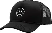 [Moja Basics] HAPPY KID - Premium Kid Trucker Hat Snapback | Foam | Child Trucker Hat Adjustable
