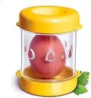 Eggs Stripper Remove Egg Shell Peeler/Boiled Egg Peeler Baking Accessories Manual Hand Boiled Egg Peeler for Kitchen (Yellow)