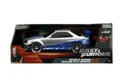 Fast & Furious - 2002 Nissan Skyline GT-R (BNR34) 1:16 Scale Remote Control Car