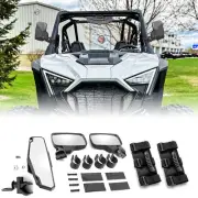 Rear Side & Center View Convex Mirrors w/Handles For Can am Commander 1000 800