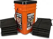 Quick Dam Grab and Go Flood Kit - Includes 10 Flood Barriers and Bucket, Model Number QDGG-5-10