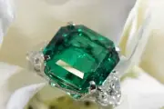 Antique 5.20 Ct Green Emerald Art Deco Vintage Wedding Ring 925 Sterling Silver