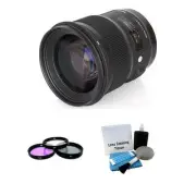 Sigma 50mm f/1.4 DG HSM Art Lens for Nikon F + UV Kit & Cleaning Kit