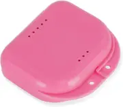Orthodontic Retainer Case Dental Mouthguard Container with Vent Holes, Denture H