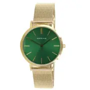 Bering Ladies Watch Classic Quartz - 14134-331-Green Stainless Steel Dial Green