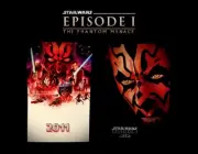 Star Wars™ THE PHANTOM MENACE 3D (2011) Darth Maul EXCLUSIVE Poster Card