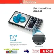 Pocket Digital Micro USB+ Battery High Precision Jewelry Scale 100gm 100g/0.01