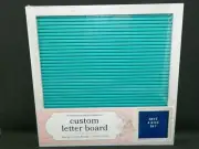 Green Felt Letter Board, 9.75x9.75in Changeable with Letters and Numbers 145p