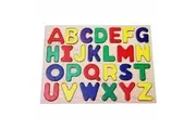 Alphabet Upper case puzzle raised