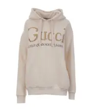 Golden onion logo hooded sweater S,XS,M White