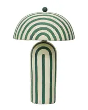 TOV Furniture Maiori Striped Papier Mache Table Lamp