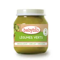 在飛比找蝦皮商城優惠-法國Babybio 生機碧綠蔬菜泥4m+ 130g Baby